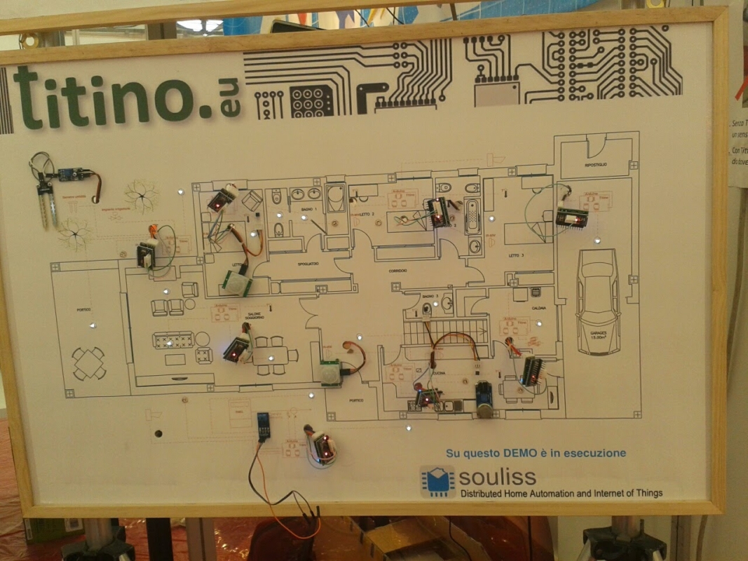 Souliss at Maker Faire Rome with Titino